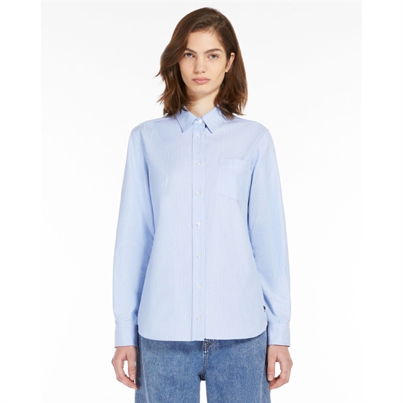 Weekend Max Mara Piadena Skjorte, Light Blue Stripe